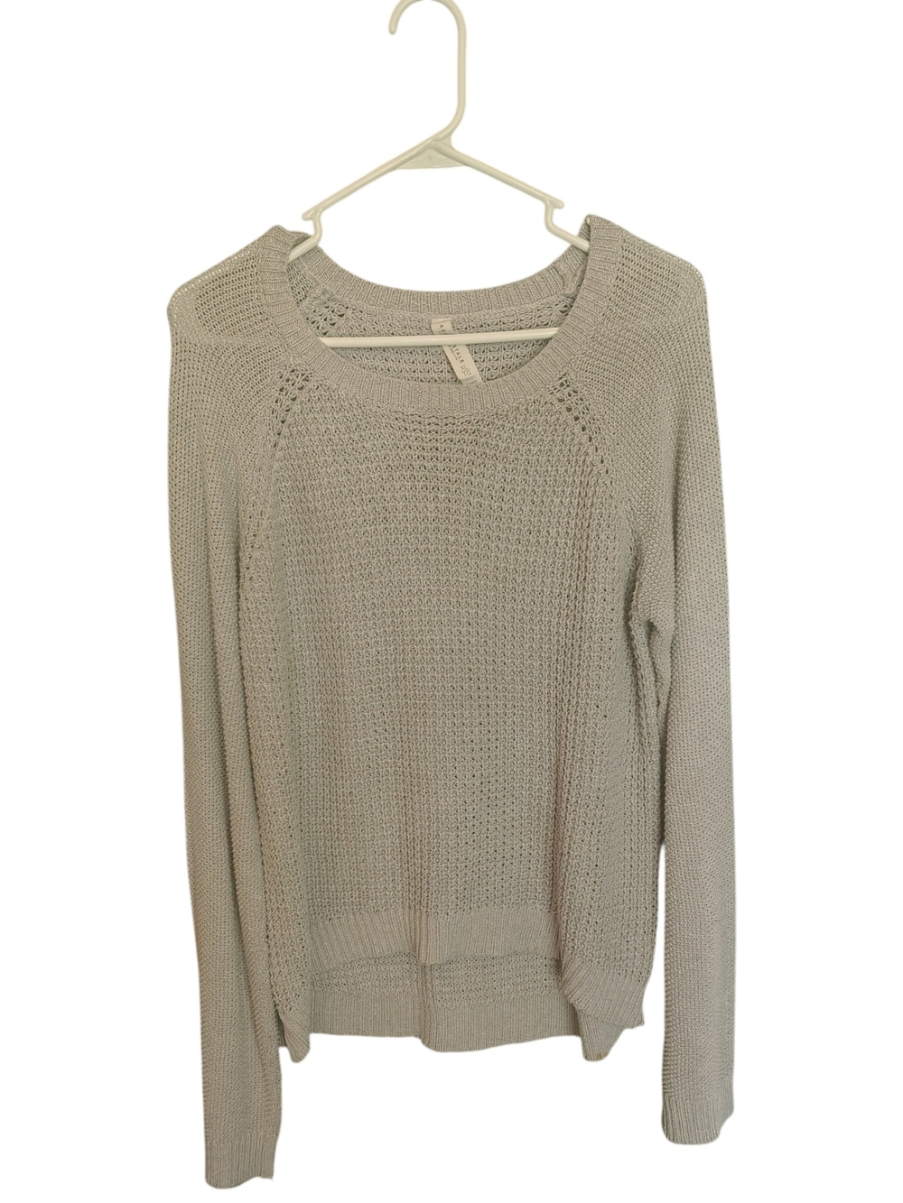 Aeropostale Light Taupe Crewneck Sweater
